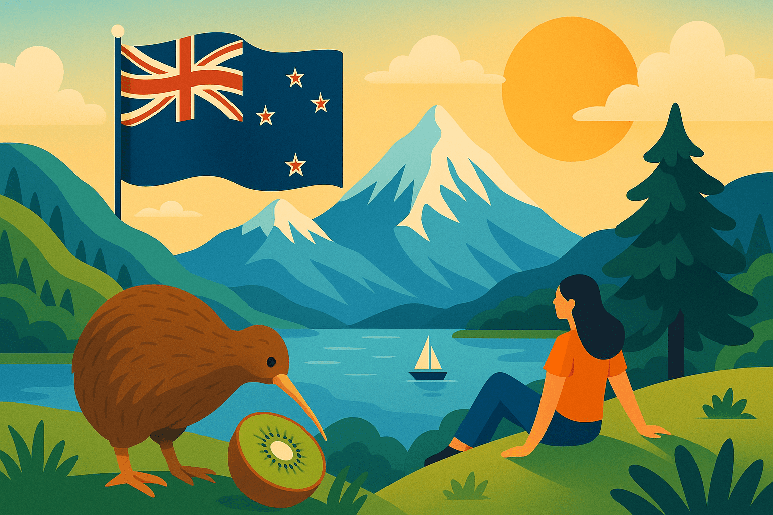 නවසීලන්තය 2025 සඳහා World’s #1 Country for Work-Life Balance ලෙස හඳුනාගෙන තියෙනවා.